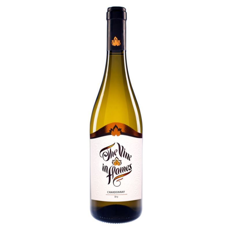 Budureasca - The Vine in Flames Chardonnay - Dealu Mare D.O.C.  - wit - 2024 - 75cl