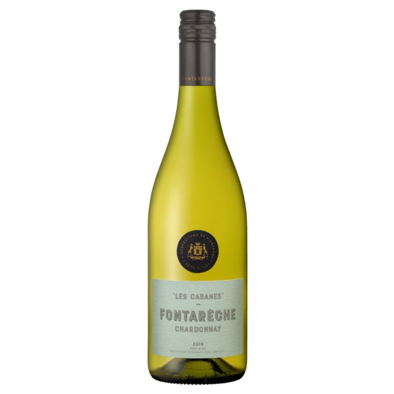 Chateau Fontareche - Les Cabanes Chardonnay - Pays d'Oc - wit - 2025 - 75cl