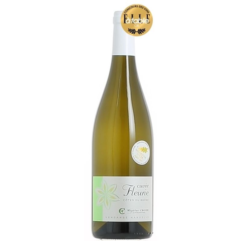 Domaine Nicolas Croze - Cuvée Fleurie - Côtes du Rhône AOC - wit - 2023 - 75cl
