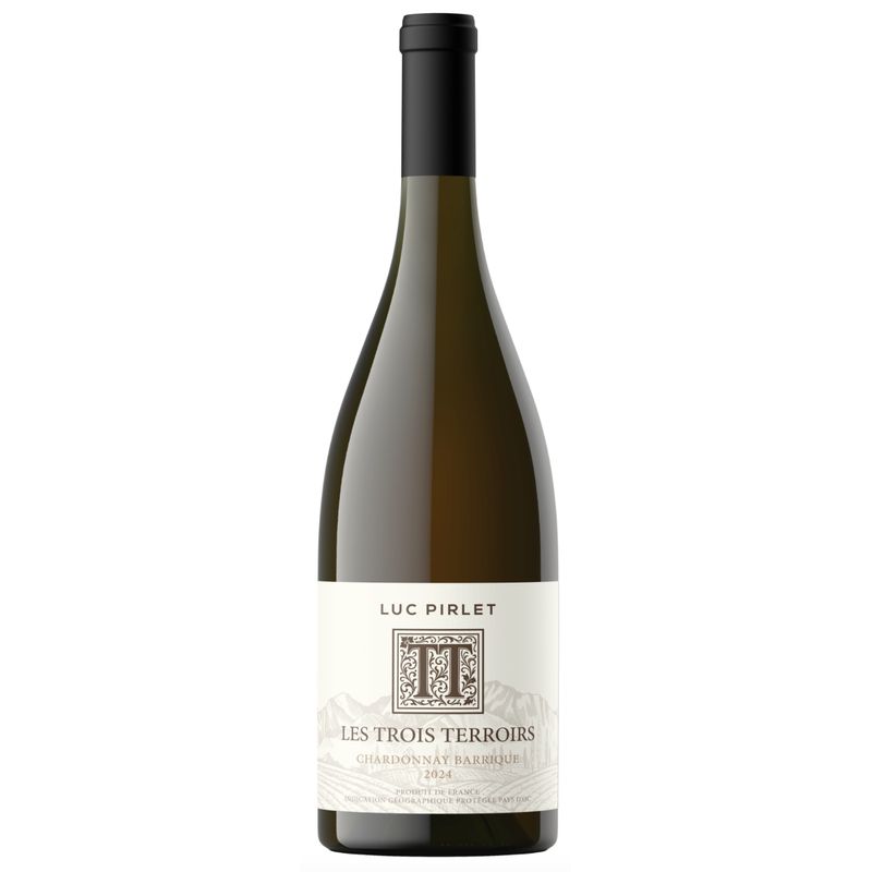 Luc Pirlet - Draaistop - Les Trois Terroirs Chardonnay Barriques - Pays d'Oc - wit - 2025 - 75cl