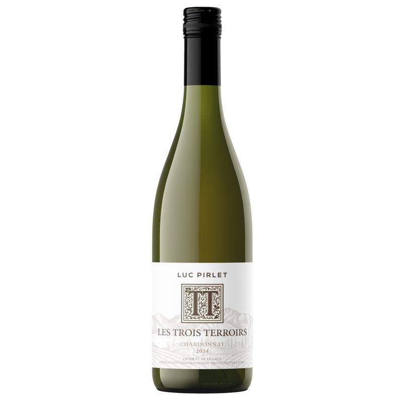 Luc Pirlet - Les Trois Terroirs 'Chardonnay - Pays d'Oc - wit - 2024 - 75cl