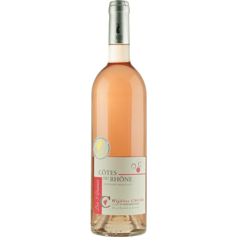 Domaine Nicolas Croze - Les Trois Grains  - Côtes du Rhône - rosé - 2025 - 75cl