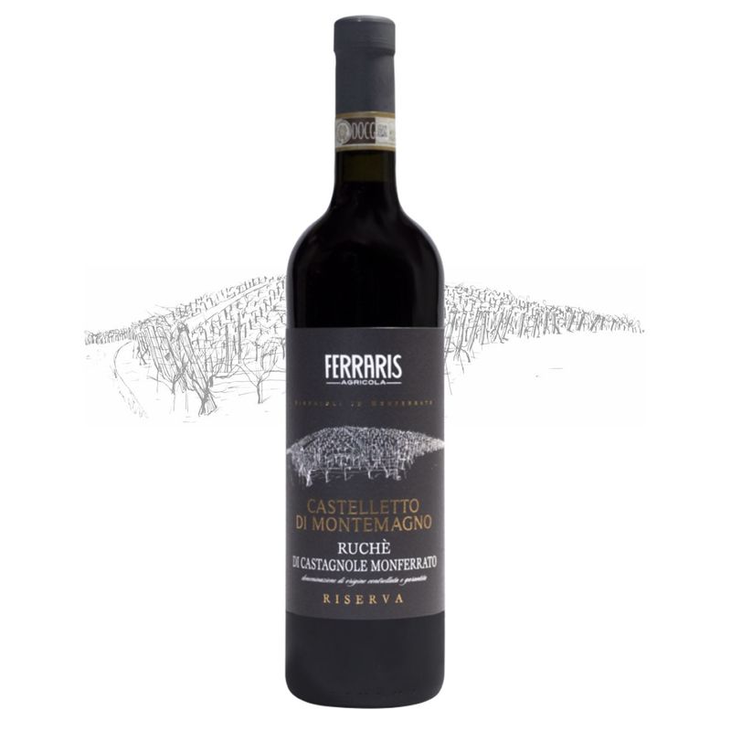 Ferraris - Riserva "Castelletto di Montemagno" - Ruchè di Castagnole Monferrato D.O.C.G. - rood - 2022 - 75cl