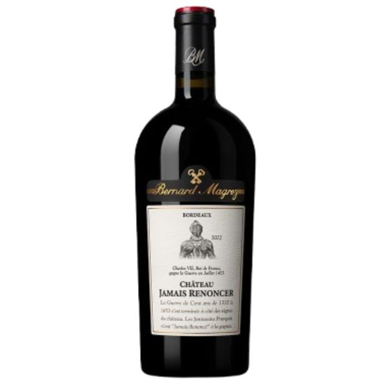 Château Jamais Renoncer - Bernard Magrez - Bordeaux A.O.P. - rood - 2022 - 75cl