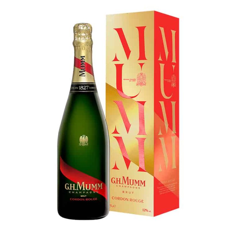 Mumm Cordon Rouge - Giftpack 2 flessen - brut - 75cl