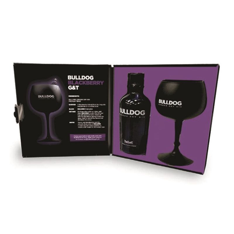 Bulldog Gin Black Coppa GiftBox  - 70cl