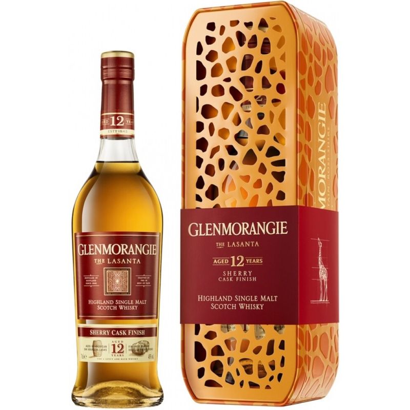 Glenmorangie 12y Lasanta Giraffe Giftbox - 70cl