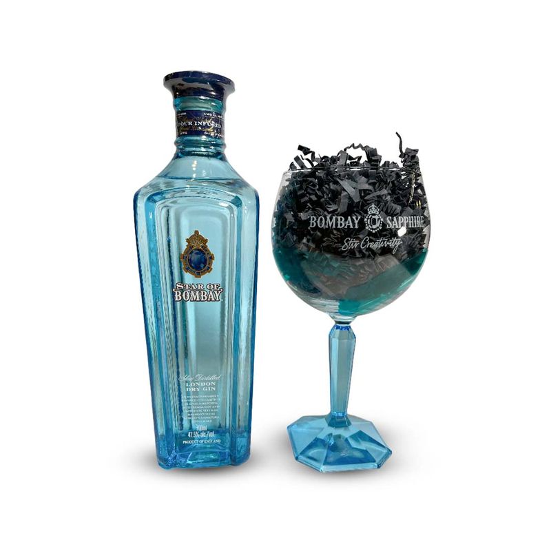 Star of Bombay met Origineel glas - 70cl
