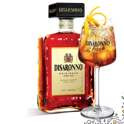 Disaronno met Origineel glas - Amaretto - 100cl