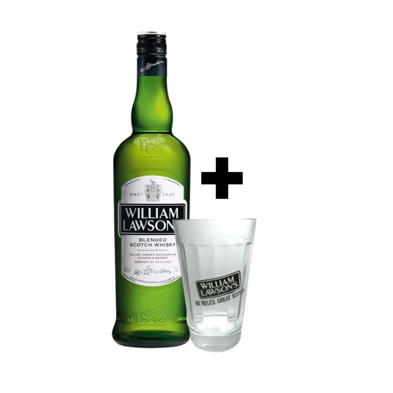William Lawson's met Origineel Glas - 100cl