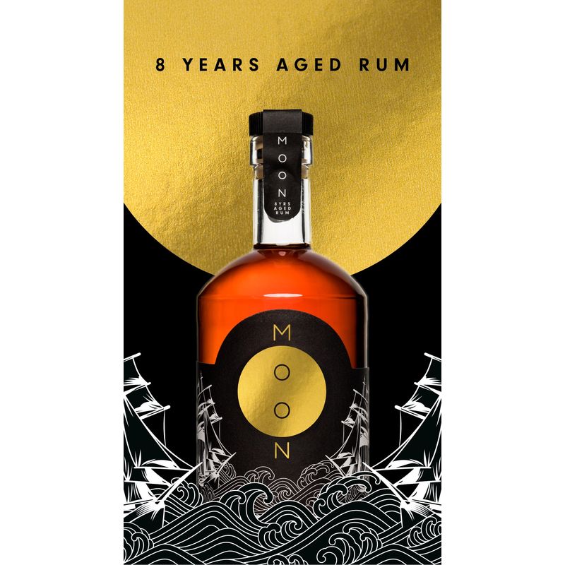 Moon Rum Spiced 8y - 50cl