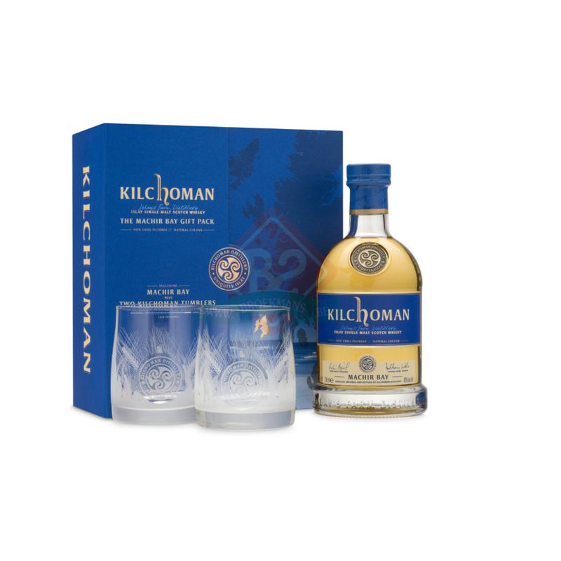 Kilchoman Machir Bay Giftbox (+2 Tumblers) - Whisky - 70cl