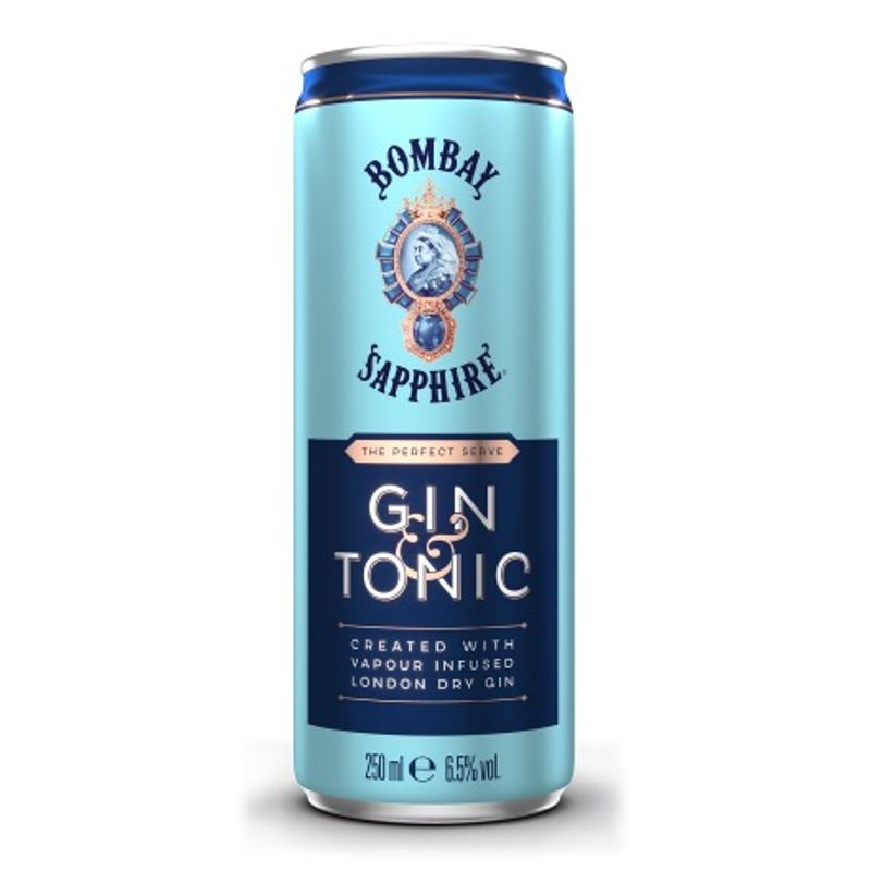 Bombay Sapphire & Tonic - Premix - 12x25cl