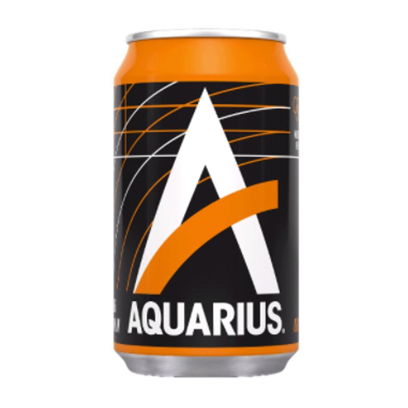 Aquarius Orange Fat can - 24x33cl