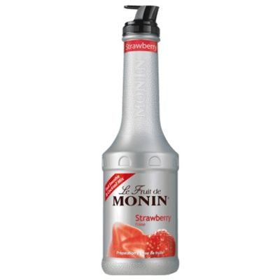 Monin PUREE Strawberry / Aardbei - aardbei - 100cl