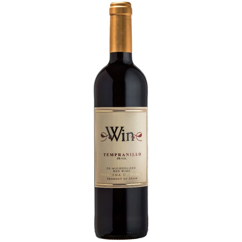 WIN 0° Rood Tempranillo - wijn - 75cl