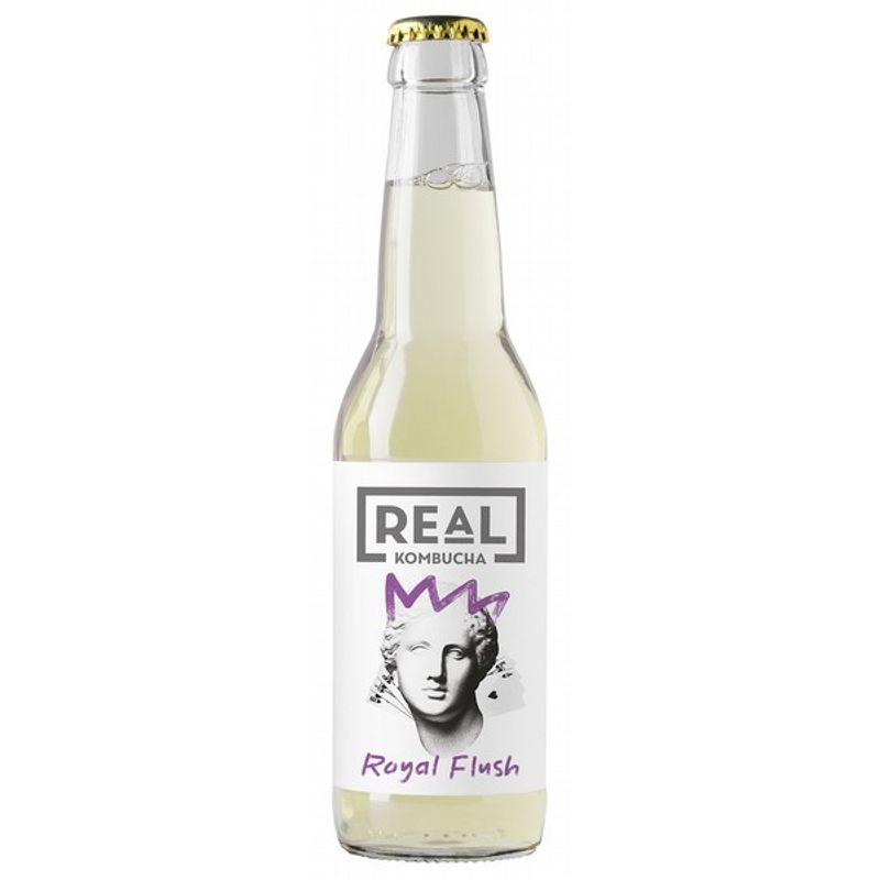 Real Kombucha Royal Flush 24x27,5cl - - 24x27,5cl