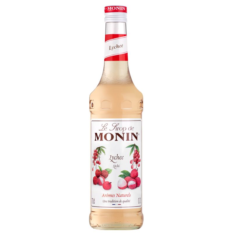 Monin Sirop Lychee - aardbei - 70cl