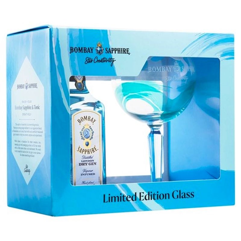 Bombay Sapphire Glasspack gift box - 70cl